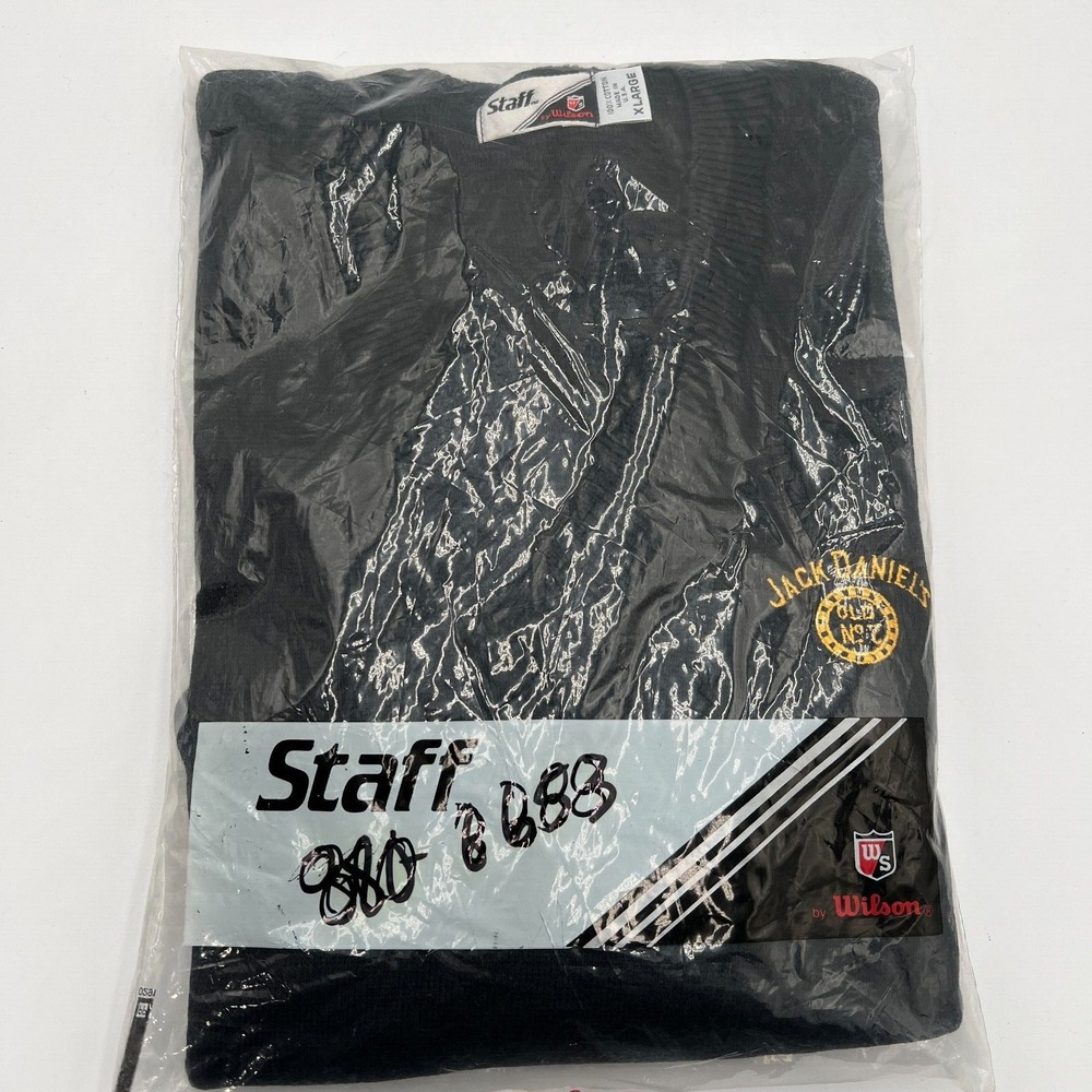 VINTAGE WILSON STAFF Mens X-Large XL V-Neck Pullover Sweater‎ Made In USA Jack